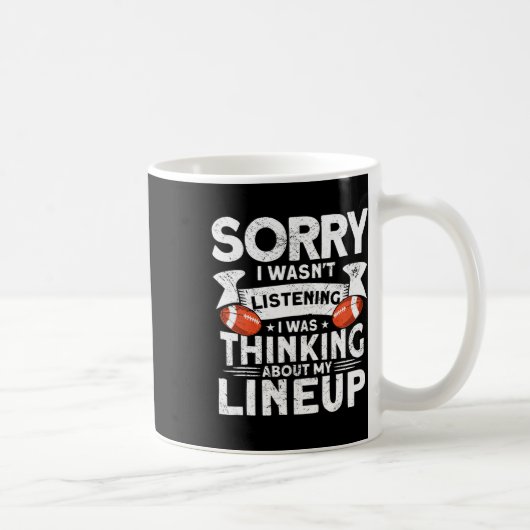 Funny Fantasy Football Player Outfit - Fantasy Foo Kaffeetasse (Rechts)