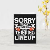 Funny Fantasy Football Player Outfit - Fantasy Foo Karte (Gelbe Blume)