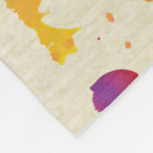 FUNNY FARBE SPLASH II + Ihr Backgr. Ideen Fleecedecke (Ecke)