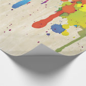 FUNNY FARBE SPLASH II + Ihr Backgr. Ideen Geschenkpapier (Ecke)