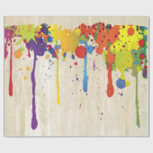 FUNNY FARBE SPLASH II + Ihr Backgr. Ideen Geschenkpapier (Flach)