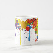 FUNNY FARBE SPLASH II + Ihr Backgr. Ideen Kaffeetasse (Mittel)