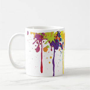 FUNNY FARBE SPLASH II + Ihr Backgr. Ideen Kaffeetasse