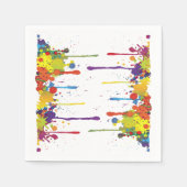 FUNNY FARBE SPLASH II + Ihr Backgr. Ideen Serviette (Vorderseite)