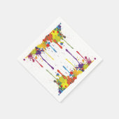 FUNNY FARBE SPLASH II + Ihr Backgr. Ideen Serviette (Ecke)