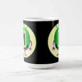 Funny, farbenfroh, Cartoon Monster, Halloween Kaffeetasse (Mittel)