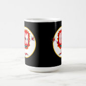 Funny, farbenfroh, Cartoon Monster, Halloween Kaffeetasse (Mittel)