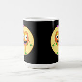 Funny, farbenfroh, Cartoon Monster, Halloween Kaffeetasse (Mittel)
