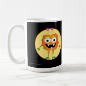Funny, farbenfroh, Cartoon Monster, Halloween Kaffeetasse (Links)