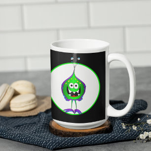 Funny, farbenfroh, Cartoon Monster, Halloween Kaffeetasse