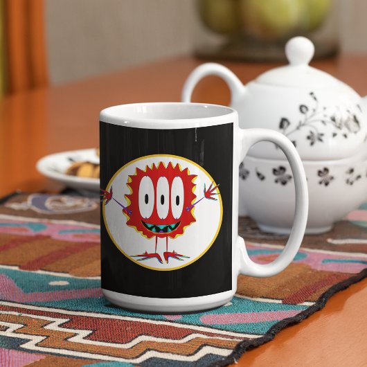 Funny, farbenfroh, Cartoon Monster, Halloween Kaffeetasse