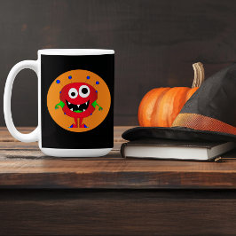 Funny, farbenfroh, Cartoon Monster, Halloween Kaffeetasse