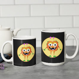 Funny, farbenfroh, Cartoon Monster, Halloween Kaffeetasse