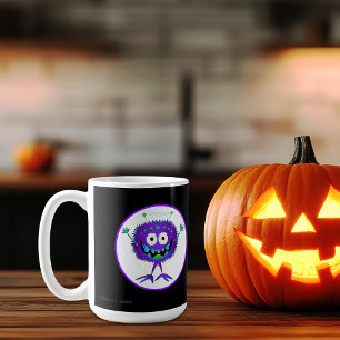 Funny, farbenfroh, Cartoon Monster, Halloween Kaffeetasse