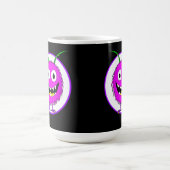 Funny, farbenfroh, Cartoon Monster, Halloween Kaffeetasse (Mittel)