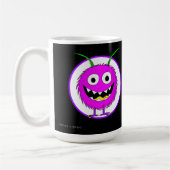 Funny, farbenfroh, Cartoon Monster, Halloween Kaffeetasse (Links)