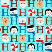 Funny farbenfroh ho ho ho ho Weihnachts-Buchstaben Fleecedecke