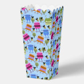 Funny farbenfrohe Frösche und Hummeln Geschenkschachtel (Vorderseite)