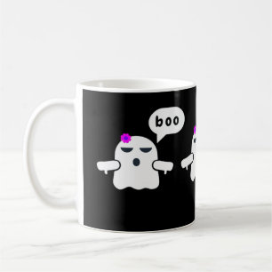 Funny farbenfroher Boo der Missbilligung Mädchen Kaffeetasse