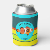 Funny farbenfroher Niedlicher Fisch kann kühlen Dosenkühler (Kanne Vorderseite)