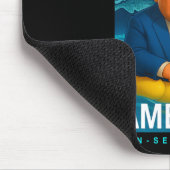 Funny farbenfroher Trump im Golf von Amerika bea Mousepad (Ecke)