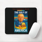 Funny farbenfroher Trump im Golf von Amerika bea Mousepad (Mit Mouse)