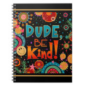 Funny farbenfroher Typ sei freundlich Notizblock (Vorderseite)