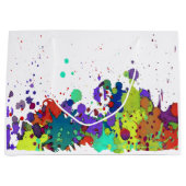 FUNNY FARBSPLASH I + Ihr Backgr. Ideen Große Geschenktüte (Vorderseite)