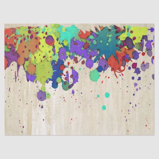 FUNNY FARBSPLASH I + Ihr Backgr. Ideen Seidenpapier (Vorderseite)