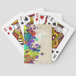FUNNY FARBSPLASH I + Ihr Backgr. Ideen Spielkarten