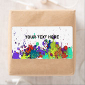 FUNNY FARBSPLASH I + Ihr Backgr. & Text (Insitu)