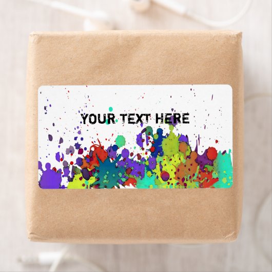 FUNNY FARBSPLASH I + Ihr Backgr. & Text (Insitu)