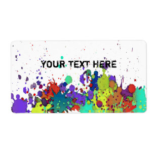 FUNNY FARBSPLASH I + Ihr Backgr. & Text