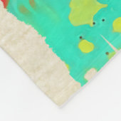 FUNNY FARBSPLASH I + Ihre Ideen Fleecedecke (Ecke)