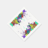 FUNNY FARBSPLASH I + Ihre Ideen Serviette (Ecke)