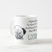 FUNNY Farewell BOSS Tasse - MOPS schwer zu vergess (Vorderseite Links)
