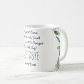 FUNNY Farewell BOSS Tasse - schwer zu vergessen (VorderseiteRechts)