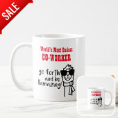 Funny Farewell Co-Worker - World BADASS Llama TASS Kaffeetasse
