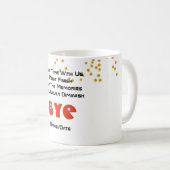 FUNNY Farewell Colleague - Resignationsgeschenk Kaffeetasse (VorderseiteRechts)