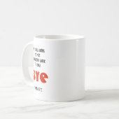 FUNNY Farewell Colleague Tasse - Miss Doing Work 4 (Vorderseite Links)