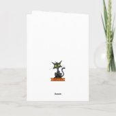 Funny Farewell für Co-Worker Dankeskarte (Rückseite)