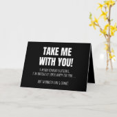 Funny Farewell Mug For Coworker Leaving Goodbye Bo Karte (Gelbe Blume)