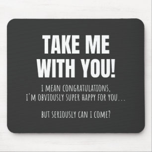 Funny Farewell Mug For Coworker Leaving Goodbye Bo Mousepad
