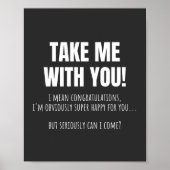 Funny Farewell Mug For Coworker Leaving Goodbye Bo Poster (Vorne)