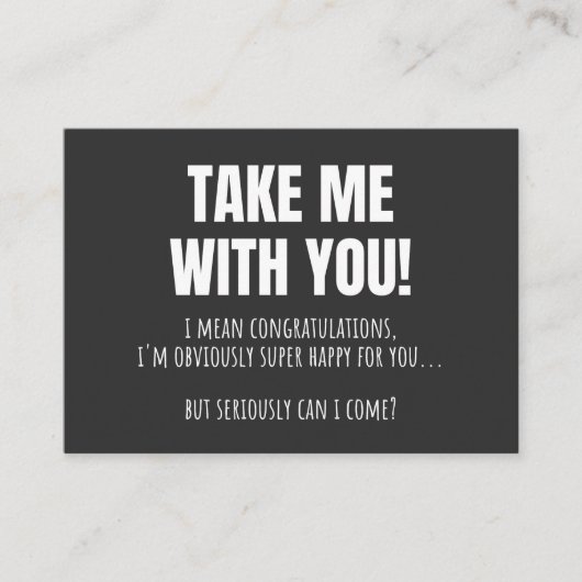 Funny Farewell Mug For Coworker Leaving Goodbye Bo Visitenkarte (Vorderseite)