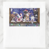 Funny Farm Animal Christmas Gift Stickers (Tasche)