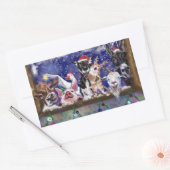Funny Farm Animal Christmas Gift Stickers (Umschlag)