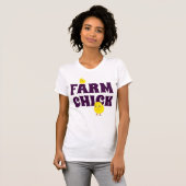 Funny "Farm Chick" T-Shirt (Vorne ganz)