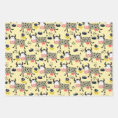 Funny Farm Cows Wrapping Paper Set von 3 Geschenkpapier Set (Vorderseite 2)