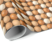 Funny Farm Frische Eier Spaß Geschenkartikel Wrap Geschenkpapier (Rolleneckpunkt)